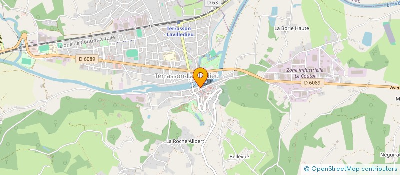 localisation de l'entreprise BMX TERRASSON  TERRASSON-LAVILLEDIEU