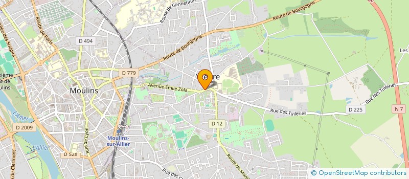 localisation de l'entreprise BMX YZEURE  YZEURE