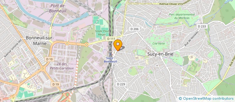 localisation de l'entreprise BMXINFO à SUCY-EN-BRIE