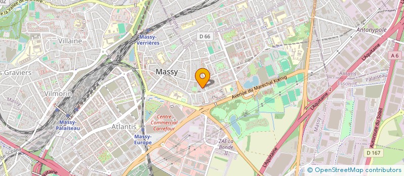 localisation de l'entreprise BMY SOFT à MASSY