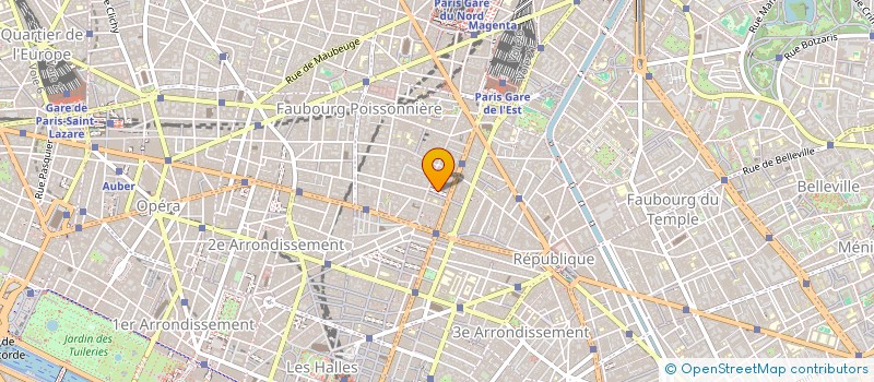 localisation de l'entreprise BMZ  PARIS