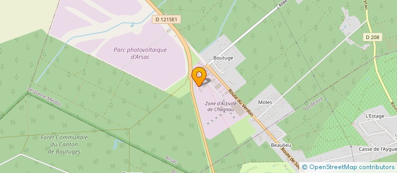 localisation de l'entreprise BMZ AUTOCASSE  ARSAC