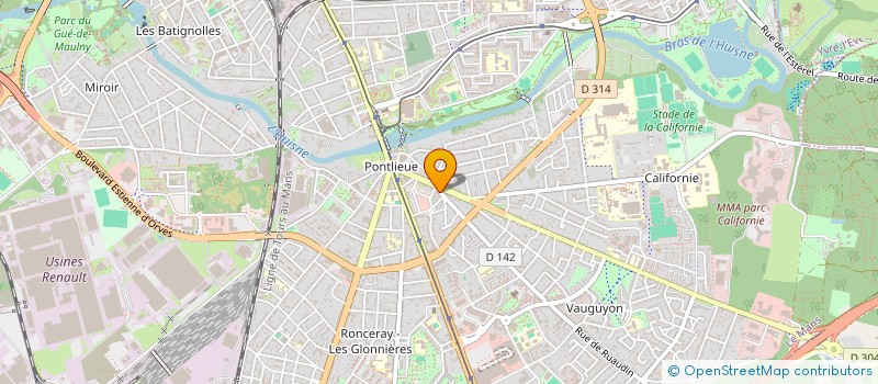 localisation de l'entreprise BMZ RENOVATION à LE MANS