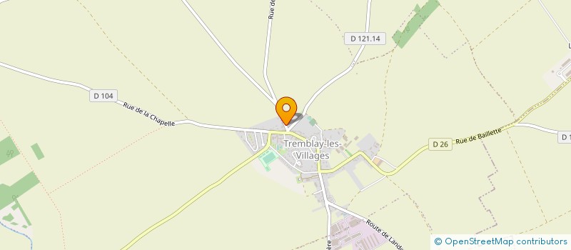 localisation de l'entreprise BN 28 AUTO à TREMBLAY-LES-VILLAGES