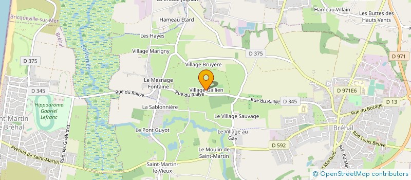 localisation de l'entreprise BN AUTO à BRICQUEVILLE-SUR-MER