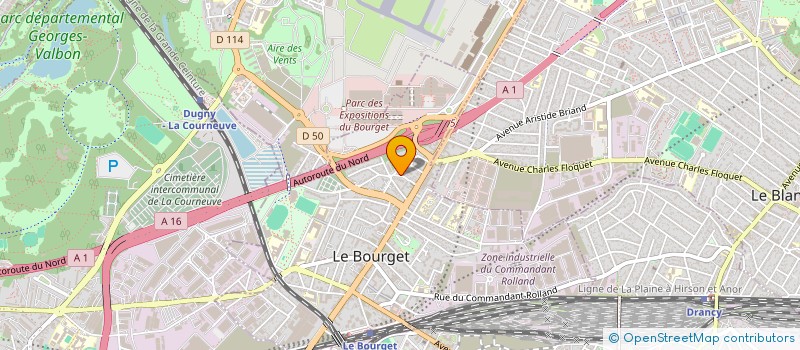 localisation de l'entreprise BN AUTO à LE BOURGET