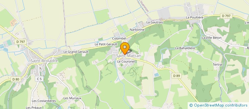 localisation de l'entreprise BN BIKI  SAINT-COULOMB