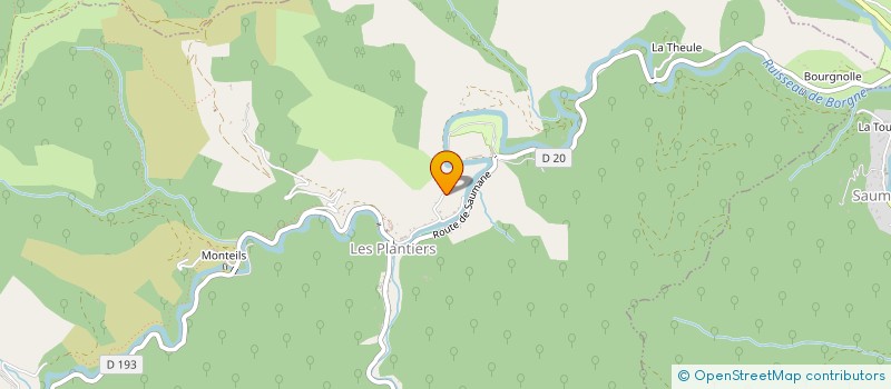 localisation de l'entreprise BN CHAUDRONNERIE  LES PLANTIERS