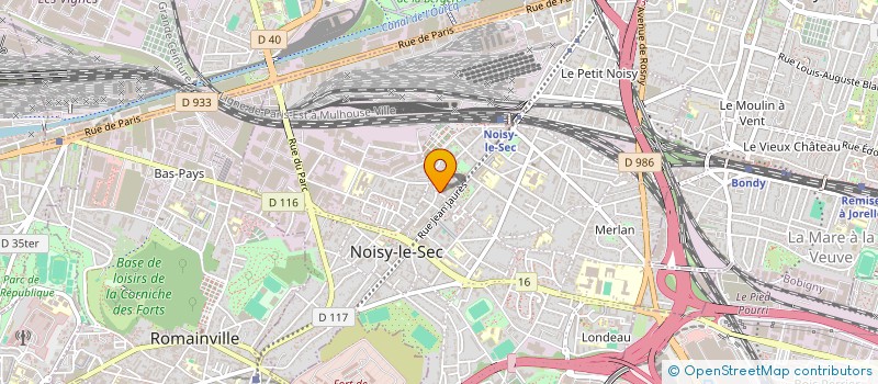 localisation de l'entreprise BN CONSTRUCTION à NOISY-LE-SEC