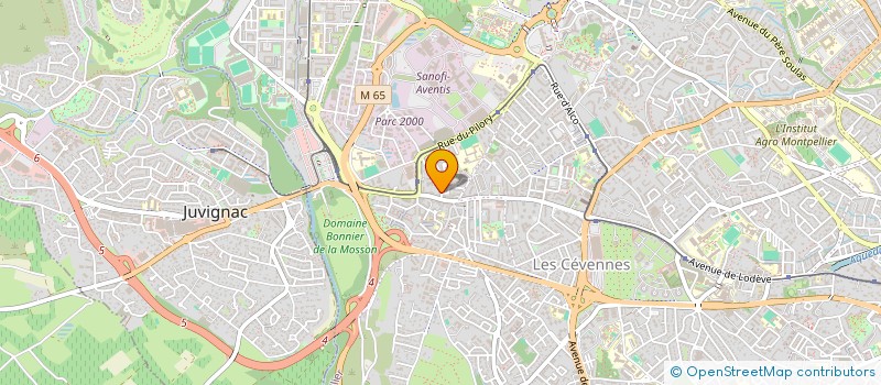 localisation de l'entreprise BN CONSTRUCTION à MONTPELLIER