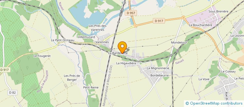 localisation de l'entreprise BN CONSTRUCTIONS à MARCILLY-EN-BEAUCE