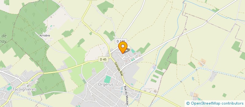 localisation de l'entreprise BN CONSULTING  ORGERUS