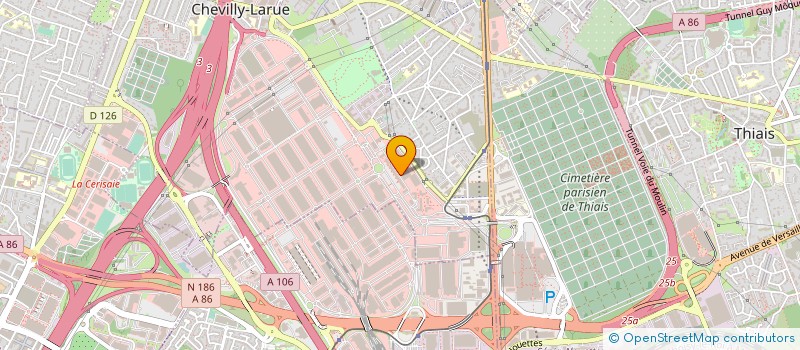 localisation de l'entreprise BN DISTRIBUTION  CHEVILLY-LARUE