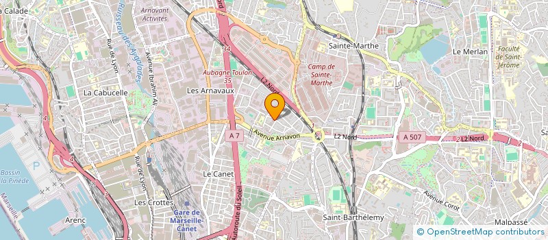 localisation de l'entreprise BN EXPONENTIELLE à MARSEILLE 14EME