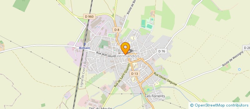 localisation de l'entreprise BN FOOD à BOHAIN-EN-VERMANDOIS
