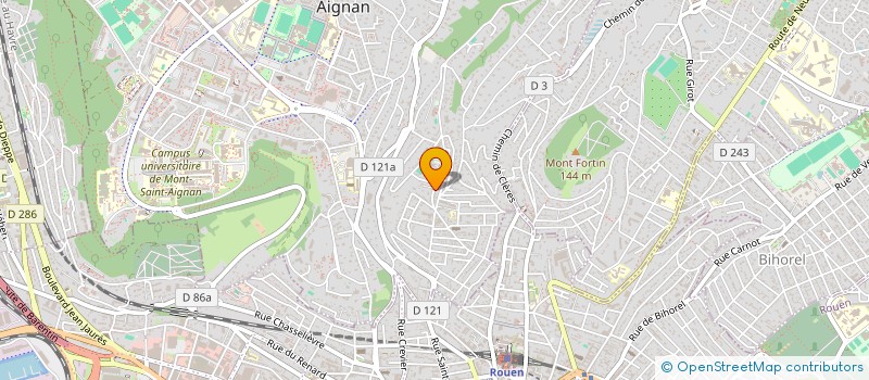 localisation de l'entreprise BN FORET  MONT-SAINT-AIGNAN