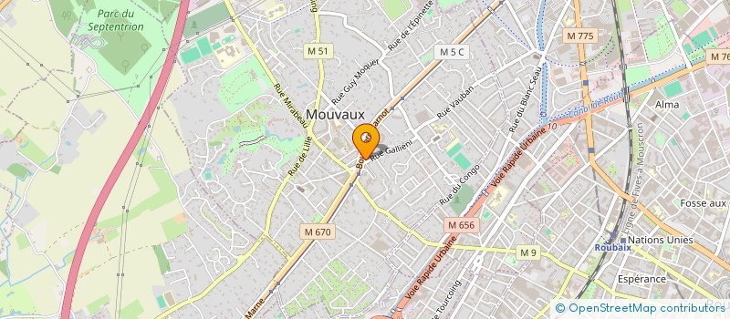 localisation de l'entreprise BN-H INVEST à MARCQ-EN-BARŒUL