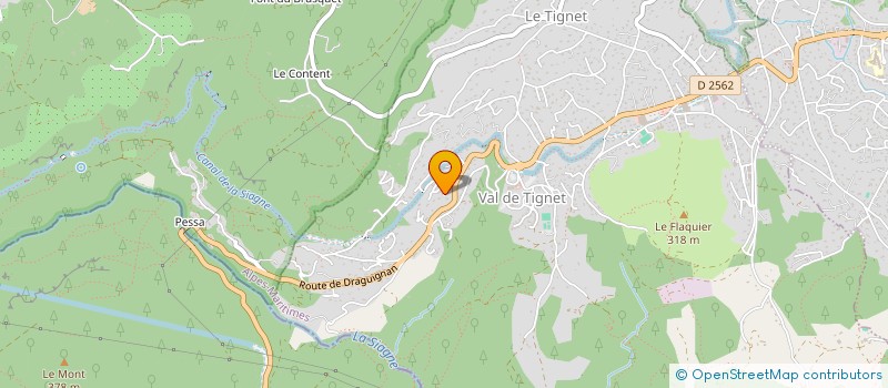 localisation de l'entreprise BN HOLDING à LE TIGNET