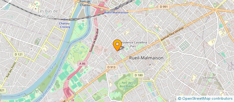 localisation de l'entreprise BN IMMO à RUEIL-MALMAISON