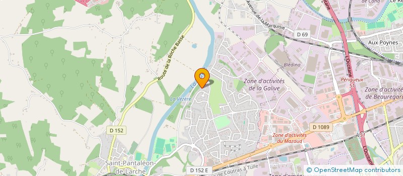 localisation de l'entreprise BN IMMO  SAINT-PANTALEON-DE-LARCHE