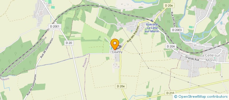 localisation de l'entreprise BN INVEST  GUERARD