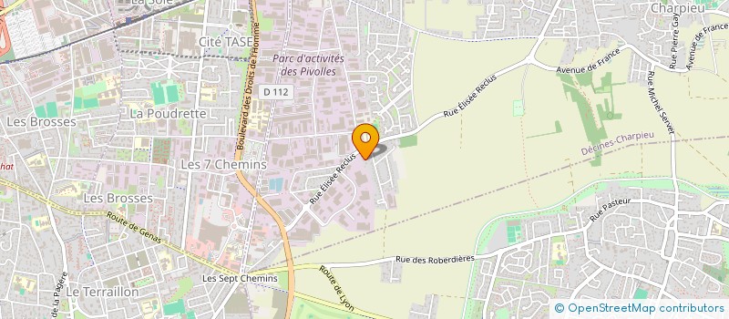 localisation de l'entreprise BN INVESTISSEMENT  DECINES-CHARPIEU