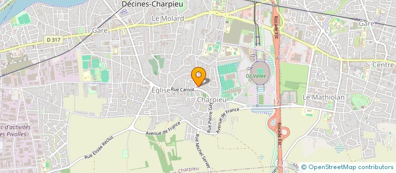 localisation de l'entreprise BN & MM CONSEILS  DECINES-CHARPIEU