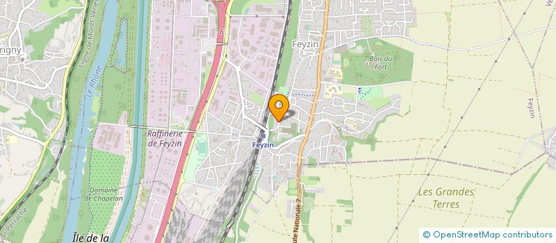 localisation de l'entreprise BN PEINTURE  FEYZIN