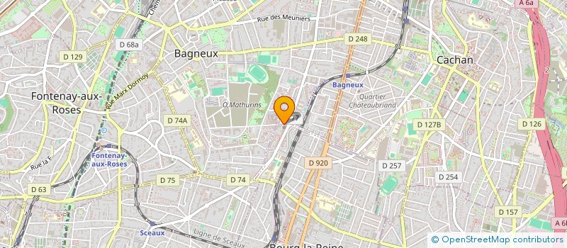 localisation de l'entreprise BN SHOES à BAGNEUX