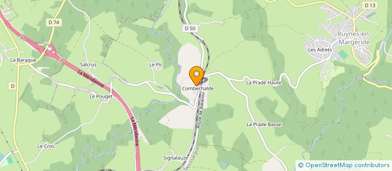 localisation de l'entreprise BN SPORTS à RUYNES-EN-MARGERIDE