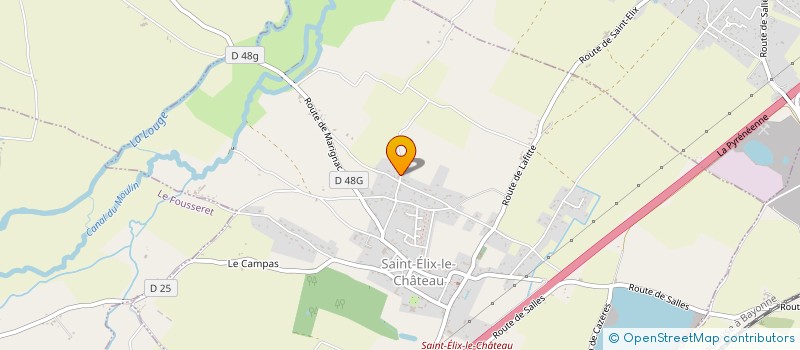 localisation de l'entreprise BN TERRASSEMENT  SAINT-ELIX-LE-CHATEAU