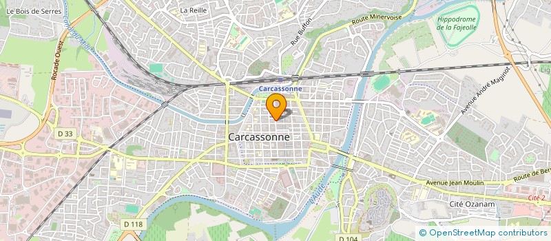 localisation de l'entreprise BN TRANSPORT  CARCASSONNE