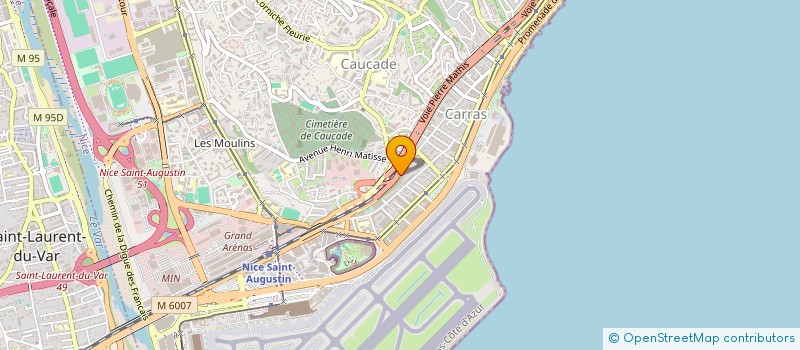 localisation de l'entreprise BNA MANAGEMENT  NICE