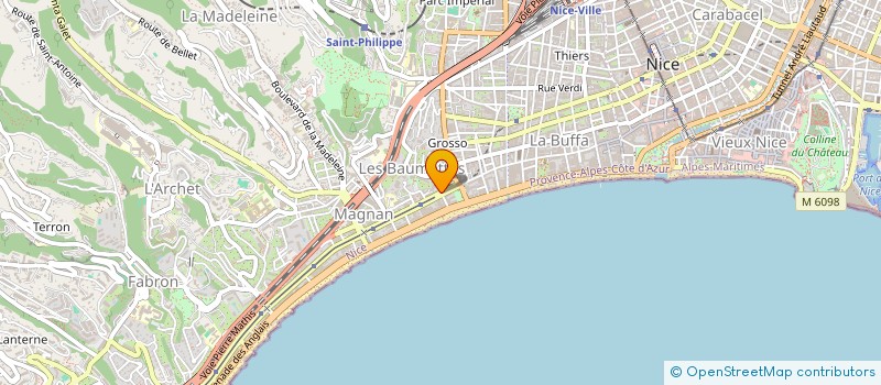 localisation de l'entreprise BNAI BRITH GOLDA MEIR à NICE