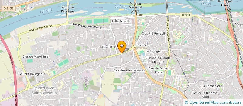 localisation de l'entreprise BNB 45 à ORLEANS