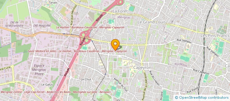 localisation de l'entreprise BNB à MERIGNAC