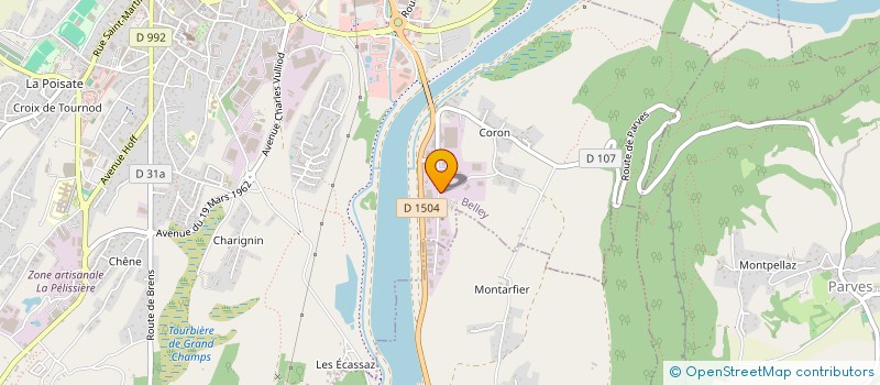 localisation de l'entreprise BNB  BELLEY