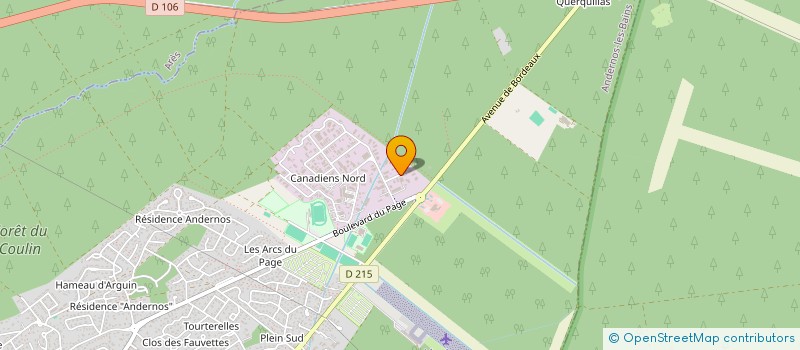 localisation de l'entreprise BNB à ANDERNOS-LES-BAINS