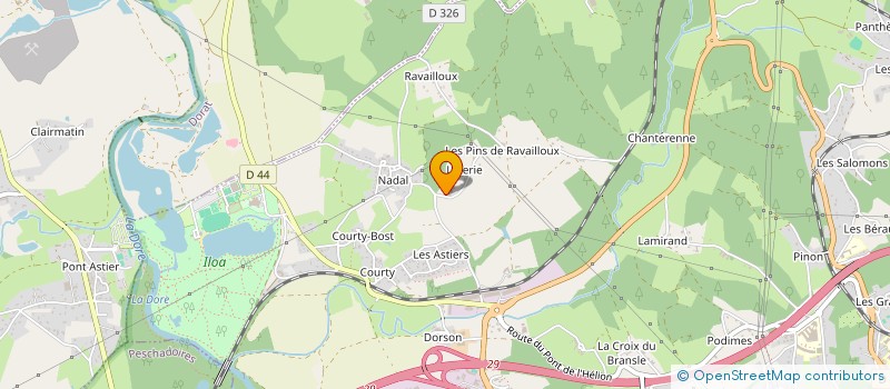 localisation de l'entreprise BNB  THIERS