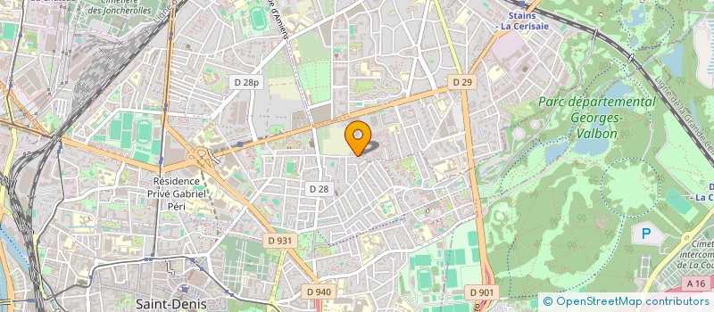 localisation de l'entreprise BNB à SAINT-DENIS
