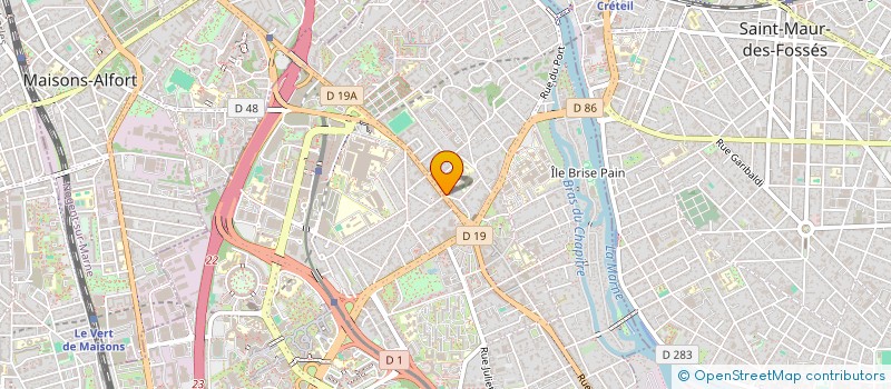 localisation de l'entreprise BNB AUDITION à CRETEIL