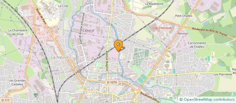 localisation de l'entreprise BNB ENERGIE à TOSSIAT