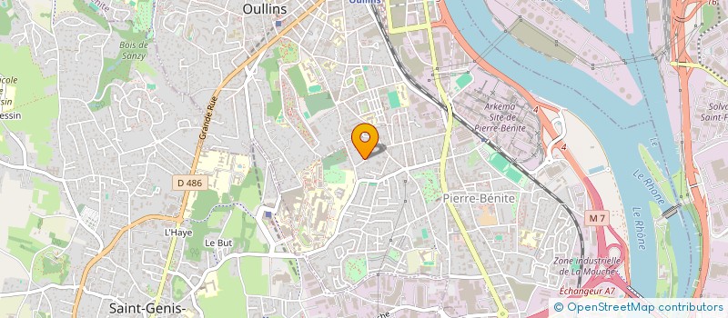 localisation de l'entreprise BNB INVEST  OULLINS-PIERRE-BENITE