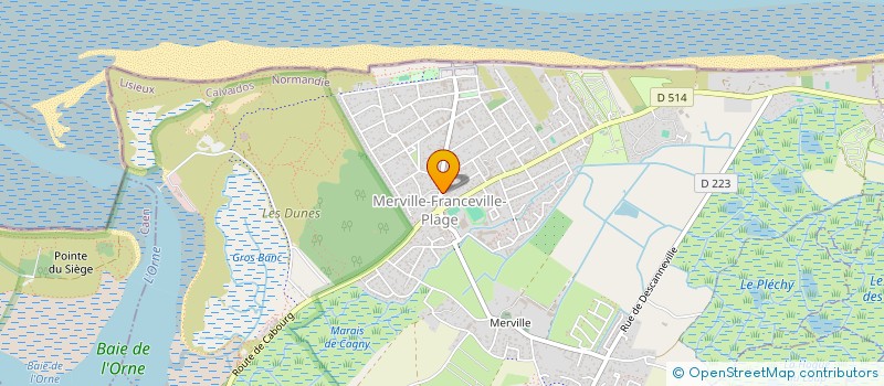 localisation de l'entreprise BNB SAP NORMANDIE  MERVILLE-FRANCEVILLE-PLAGE