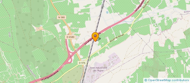 localisation de l'entreprise BNB TRANSPORT  ROQUEMAURE