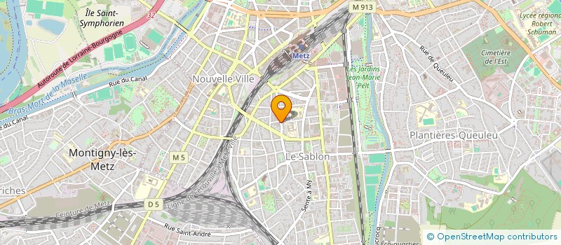 localisation de l'entreprise BNB TRANSPORTR  METZ