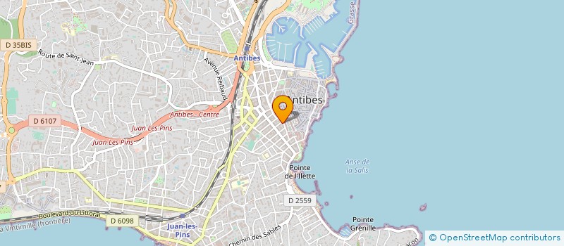 localisation de l'entreprise BNBLANC à ANTIBES