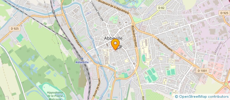 localisation de l'entreprise BNC 80  ABBEVILLE