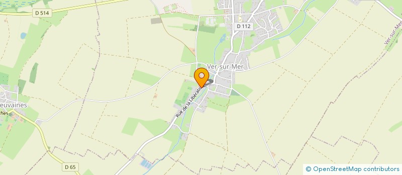 localisation de l'entreprise BNC BOIS  VER-SUR-MER