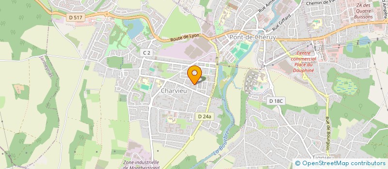 localisation de l'entreprise BNC DELTA  CHARVIEU-CHAVAGNEUX